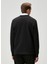 Siyah Figür Nakışlı Sweatshirt 6