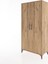 Hyperion Dolap 4 Raflı 2 Kapaklı 88X44X182 Çam-Çam 3