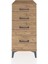 Kronos Komodin 4 Çekmeceli 44X59X96 Çam-Çam 1