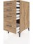 Kronos Komodin 4 Çekmeceli 44X59X96 Çam-Çam 4
