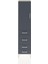 Hyperion Dolap 3 Raflı 4 Çekmeceli Tek Kapaklı 44X44X195 Aytaşı-Antrasit 1