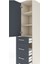 Hyperion Dolap 3 Raflı 4 Çekmeceli Tek Kapaklı 44X44X195 Aytaşı-Antrasit 5