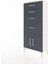 Hyperion Dolap 4 Çekmeceli 2 Kapaklı 60X44X134 Aytaşı-Antrasit 3