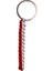 Kırmızı Beyaz Paracord Anahtarlık 1