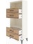 Arges Dolap 2 Raflı 4 Çekmeceli 60X30X134 Aytaşı-Çam 4