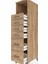 Kronos Dolap Tek Raflı 6 Çekmeceli 44X59X182 Çam-Çam 5