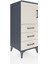 Hyperion Komodin 2 Raflı 3 Çekmeceli Tek Kapaklı 44X44X106 Antrasit-Aytaşı 2