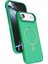 CPT16 Apple iPhone 17 Air Regal Magsafe Standlı Kapak - Yeşil 1