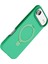 CPT16 Apple iPhone 17 Air Regal Magsafe Standlı Kapak - Yeşil 4