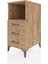 Kronos Komodin Tek Raflı 3 Çekmeceli 44X59X96 Çam-Çam 3