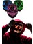 LED Işıklı Neon Maske Cadılar Bayramı Maskesi Korkunç Korku Maskesi 4