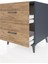 Kronos Komodin 2 Çekmeceli 60X59X80 Antrasit-Çam 4