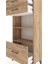 Hyperion Dolap 2 Raflı 3 Çekmeceli 60X44X134 Çam-Çam 5