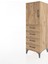 Hyperion Dolap 2 Raflı 4 Çekmeceli Tek Kapaklı 44X44X134 Çam-Çam 3
