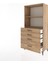 Hyperion Dolap 2 Raflı 4 Çekmeceli 88X44X182 Çam-Çam 4