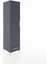 Hyperion Dolap 4 Raflı Tek Çekmeceli Tek Kapaklı 44X44X182 Antrasit-Antrasit 2