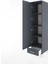 Hyperion Dolap 4 Raflı Tek Çekmeceli Tek Kapaklı 44X44X182 Antrasit-Antrasit 4