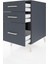 Kronos Komodin 3 Çekmeceli 44X59X80 Antrasit-Antrasit 4
