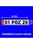 Plaka Yazı Sticker Yapıştırma Etiket Oto Aksesuar (1 Adet) 1
