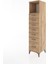 Hyperion Dolap Tek Raflı 7 Çekmeceli 44X44X182 Çam-Çam 3