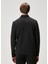 Siyah Polo Yaka Sweatshirt 5