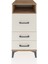 Kronos Komodin Tek Raflı 3 Çekmeceli 44X59X96 Çam-Aytaşı 1