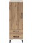 Arges Dolap Tek Raflı 2 Çekmeceli Tek Askılı 44X30X134 Aytaşı-Çam 1