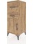Hyperion Komodin 2 Çekmeceli Tek Kapaklı 44X44X106 Çam-Çam 3
