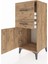 Hyperion Komodin 2 Çekmeceli Tek Kapaklı 44X44X106 Çam-Çam 4