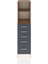 Hyperion Dolap 2 Raflı 5 Çekmeceli 44X44X182 Çam-Antrasit 1