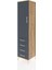 Hyperion Dolap 4 Raflı 4 Çekmeceli Tek Kapaklı 44X44X195 Çam-Antrasit 3