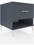 Kronos Komodin Tek Çekmeceli 60X59X64 Antrasit-Antrasit 4