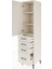 Hyperion Dolap 3 Raflı 4 Çekmeceli Tek Kapaklı 44X44X195 Aytaşı-Aytaşı 4
