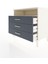 Hyperion Şifonyer Tek Raflı 3 Çekmeceli 88X44X80 Aytaşı-Antrasit 4