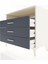 Hyperion Şifonyer Tek Raflı 3 Çekmeceli 88X44X80 Aytaşı-Antrasit 5