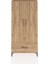 Arges Dolap 4 Raflı Tek Çekmeceli 2 Kapaklı 88X30X182 Çam-Çam 1