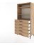 Hyperion Dolap 3 Raflı 5 Çekmeceli 88X44X182 Çam-Çam 4