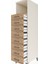Kronos Dolap Tek Raflı 8 Çekmeceli 44X59X182 Aytaşı-Çam 5
