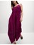 Keten Karışımlı Askılı Midaxi Elbise 2