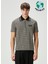 Siyah Beyaz Organik Pamuk Polo T-Shirt 1