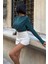 Aksesuar Detaylı Vatkalı Sandy Bluz 3479 5