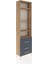 Arges Dolap 4 Raflı 3 Çekmeceli 60X30X221 Çam-Antrasit 2