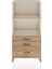 Hyperion Dolap 2 Raflı 3 Çekmeceli 88X44X182 Aytaşı-Çam 1