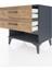 Hyperion Komodin 2 Çekmeceli 60X44X64 Antrasit-Çam 4