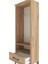 Arges Dolap 2 Raflı Tek Çekmeceli Tek Askılı 44X30X134 Çam-Çam 5