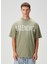 Medium Fit Tape Type Haki T-Shirt 1