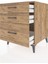 Kronos Komodin 3 Çekmeceli 60X59X80 Çam-Çam 4