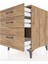 Kronos Komodin 3 Çekmeceli 60X59X80 Çam-Çam 5