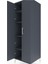Kronos Dolap 4 Raflı 2 Kapaklı 60X59X182 Antrasit-Antrasit 5