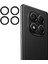 CPT16 Xiaomi Redmi Note 14 Pro 4g Pvd Metal Kamera Lens - Siyah 1